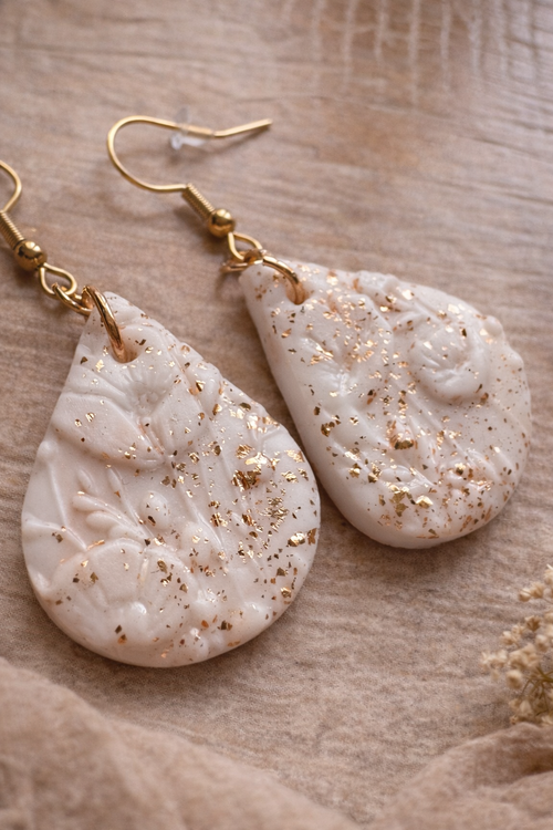 Boucles d’oreilles Éclosion Doré